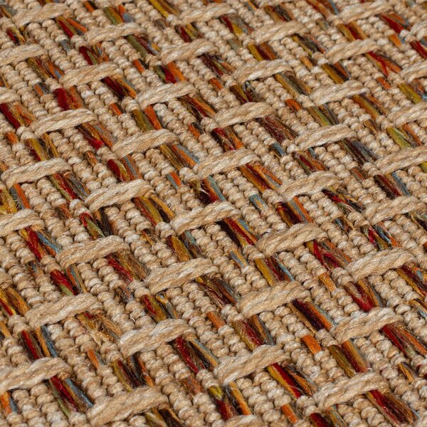 Covor pentru exterior și interior în culoare naturală 120x170 cm Nora Diamond – Flair Rugs