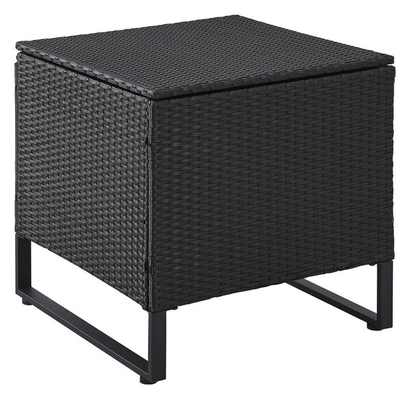 Juskys Set rattan Santorini - negru