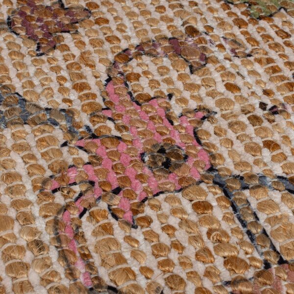 Covor tip traversă în culoare naturală țesut manual din amestec de iută 60x230 cm Celine Jute Global – Flair Rugs
