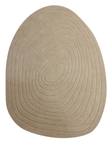 Covor bej din lână 160x230 cm Puddle Wool – Flair Rugs