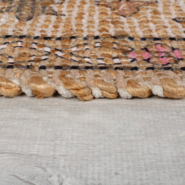 Covor tip traversă în culoare naturală țesut manual din amestec de iută 60x230 cm Celine Jute Global – Flair Rugs