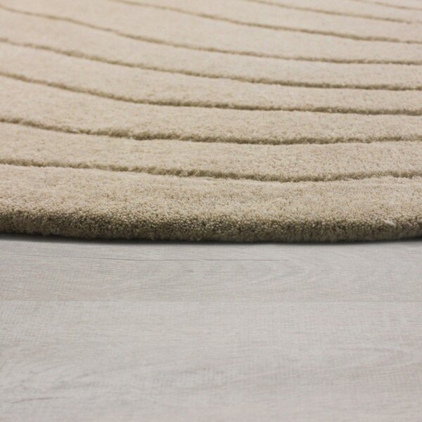 Covor bej din lână 160x230 cm Puddle Wool – Flair Rugs