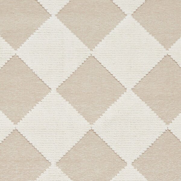 Covor alb-bej lavabil 160x230 cm Lyna Beige&White – Think Rugs