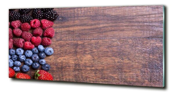 Tablou sticlă fructe de padure