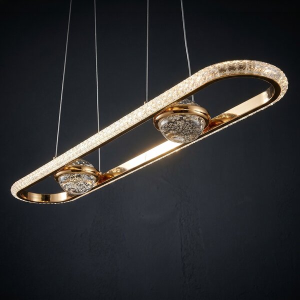 LAMPĂ SUSPENDATĂ DE TAVAN LED G159-CP GOLD