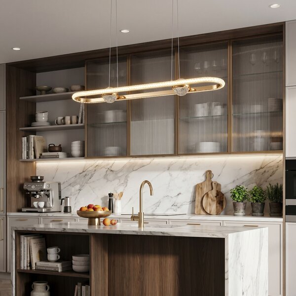 LAMPĂ SUSPENDATĂ DE TAVAN LED G159-CP GOLD