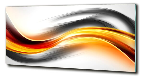 Tablou din Sticlă valuri abstracte