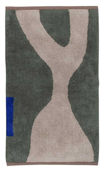 Covor verde închis lavabil din bumbac 50x80 cm Figura – Mette Ditmer Denmark