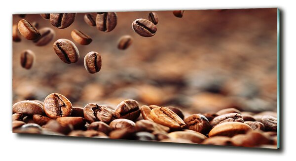 Tablou pe pe sticlă Boabe de cafea