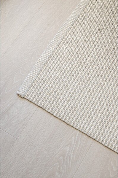 Covor pentru exterior și interior crem 60x85 cm Mono Linen Vanilla – Pappelina