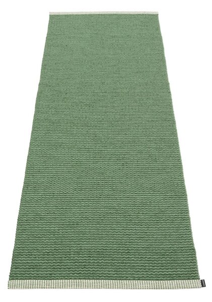 Covor tip traversă pentru interior și exterior verde 70x200 cm Mono Leaf Oregano – Pappelina