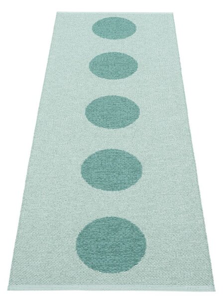 Covor tip traversă pentru interior și exterior turcoaz 70x200 cm Vera Pop Jade – Pappelina