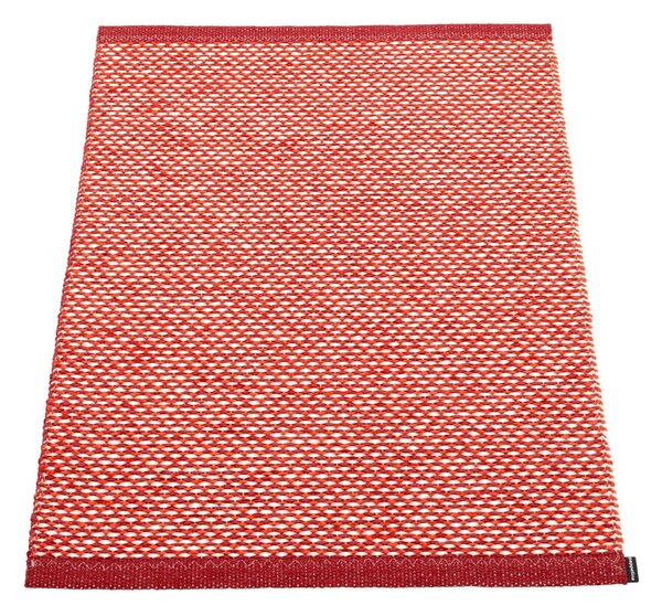 Covor pentru exterior și interior roșu 60x85 cm Effi Dark Red – Pappelina