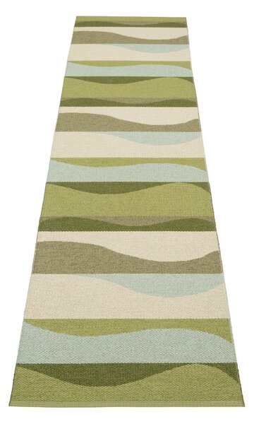 Covor tip traversă pentru interior și exterior verde 70x300 cm Urvi Woods – Pappelina