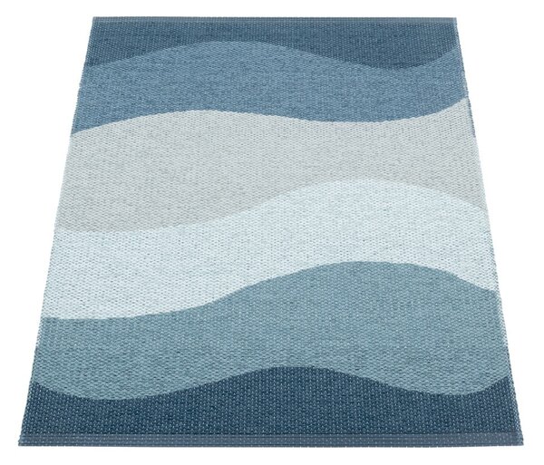 Covor pentru exterior și interior albastru 70x100 cm Urvi Water – Pappelina