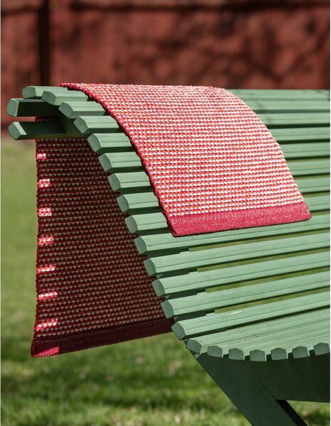Covor pentru exterior și interior roșu 60x125 cm Effi Dark Red – Pappelina