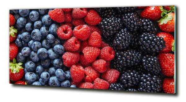 Tablou sticlă fructe de padure