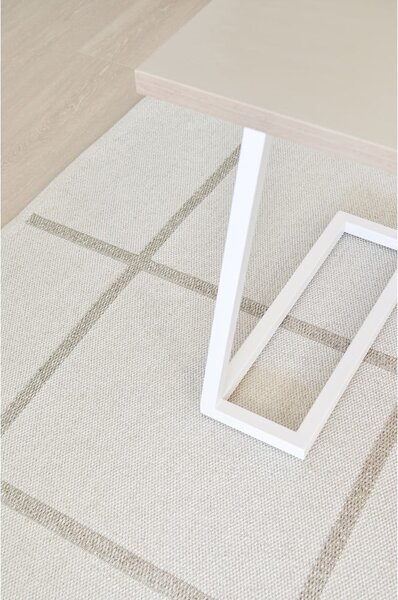 Covor pentru exterior și interior crem 70x100 cm Ada Fossil – Pappelina
