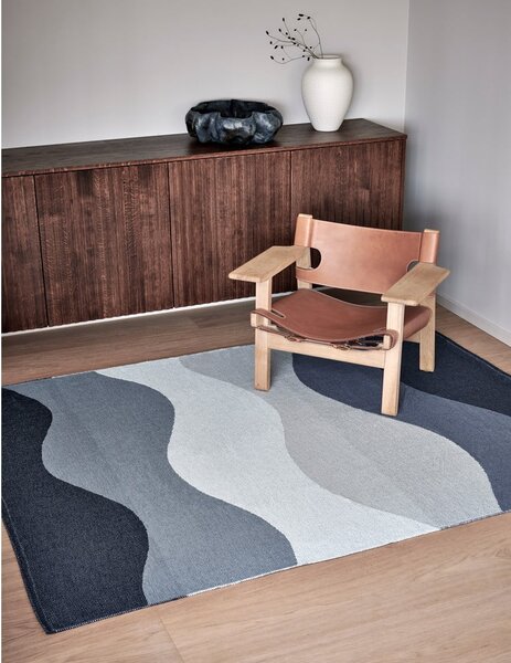 Covor pentru exterior și interior albastru 70x100 cm Urvi Water – Pappelina