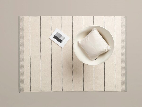 Covor pentru exterior și interior gri deschis/crem 60x125 cm Belle Warm Grey – Pappelina