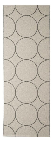 Covor tip traversă pentru interior și exterior gri închis 70x200 cm Boo Charcoal Linen – Pappelina