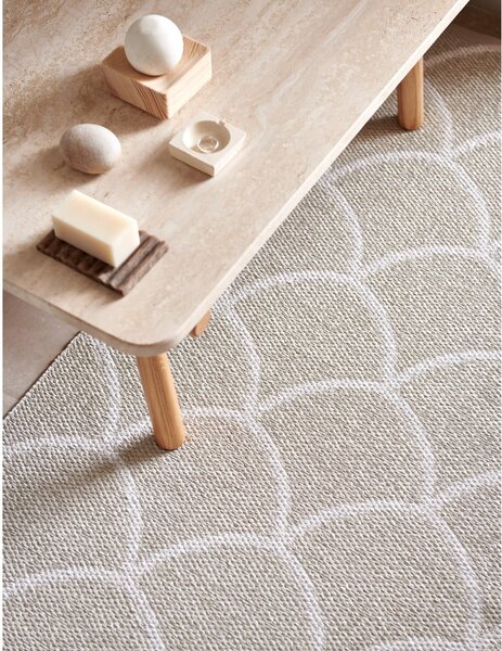 Covor pentru exterior și interior crem 70x50 cm Kotte Linen – Pappelina