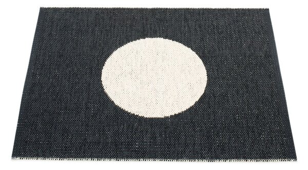 Covor pentru exterior și interior alb-negru 70x90 cm Vera Black – Pappelina