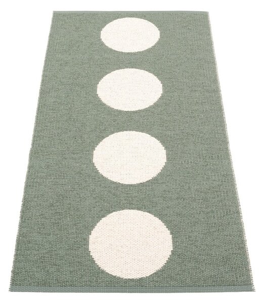 Covor tip traversă pentru interior și exterior verde 70x150 cm Vera Army – Pappelina