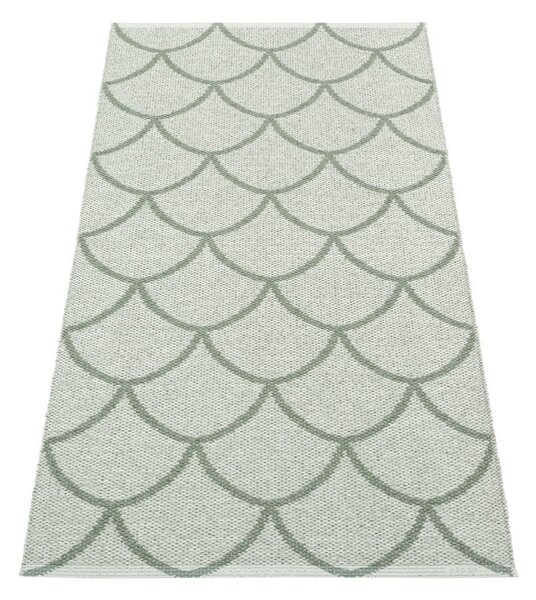 Covor tip traversă pentru interior și exterior verde 70x150 cm Kotte Army Sage – Pappelina