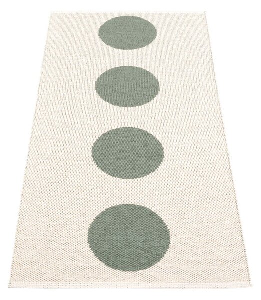 Covor tip traversă pentru interior și exterior verde 70x150 cm Vera Army – Pappelina