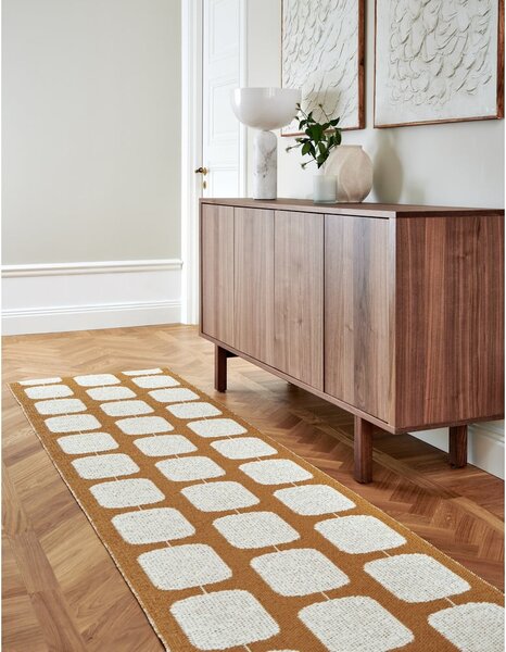 Covor pentru exterior și interior galben ocru/crem 70x100 cm Sten Ochre – Pappelina