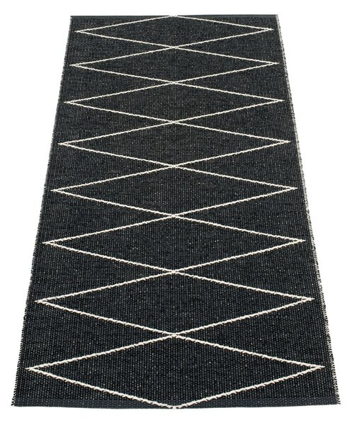 Covor tip traversă pentru interior și exterior negru 70x160 cm Max Black – Pappelina