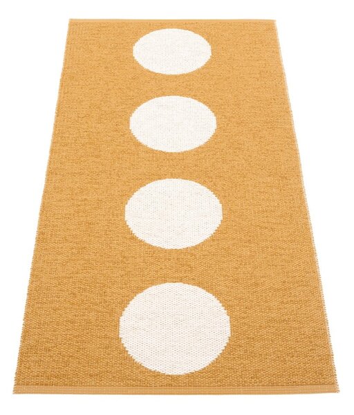 Covor tip traversă pentru interior și exterior galben ocru 70x150 cm Vera Ochre – Pappelina