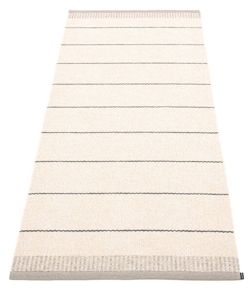 Covor tip traversă pentru interior și exterior gri deschis/crem 85x200 cm Belle Warm Grey – Pappelina