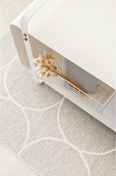 Covor tip traversă pentru interior și exterior crem 70x200 cm Boo Linen – Pappelina