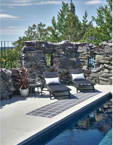 Covor pentru exterior și interior gri antracit 180x260 cm Ada Granit – Pappelina