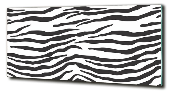 Tablou din Sticlă fundal Zebra