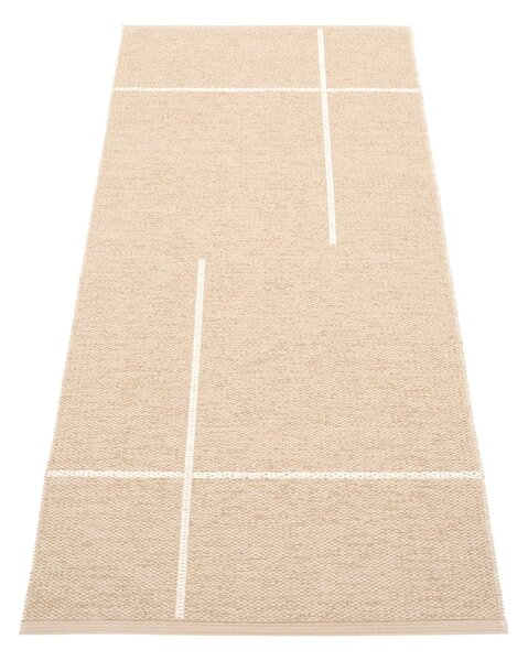 Covor tip traversă pentru interior și exterior bej 70x180 cm Fred Beige – Pappelina