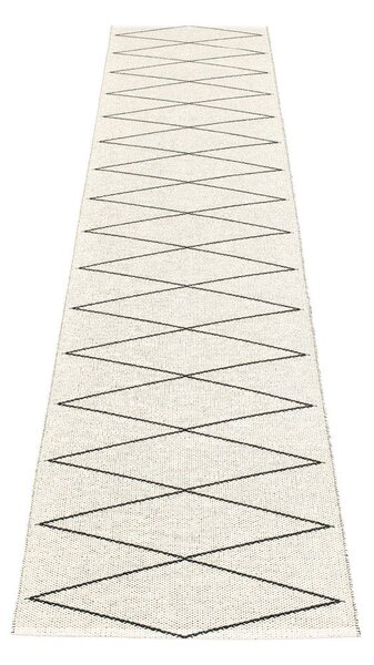 Covor tip traversă pentru interior și exterior negru 70x320 cm Max Black – Pappelina