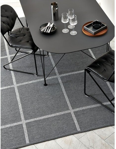 Covor pentru exterior și interior gri antracit 180x260 cm Ada Granit – Pappelina