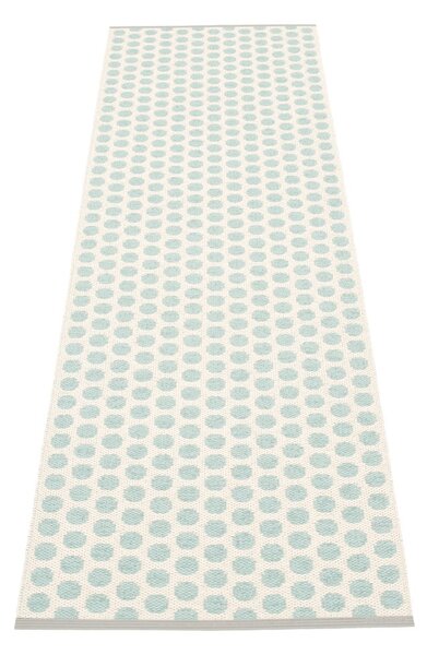 Covor tip traversă pentru interior și exterior verde mentă 70x250 cm Noa Pale Turquoise – Pappelina