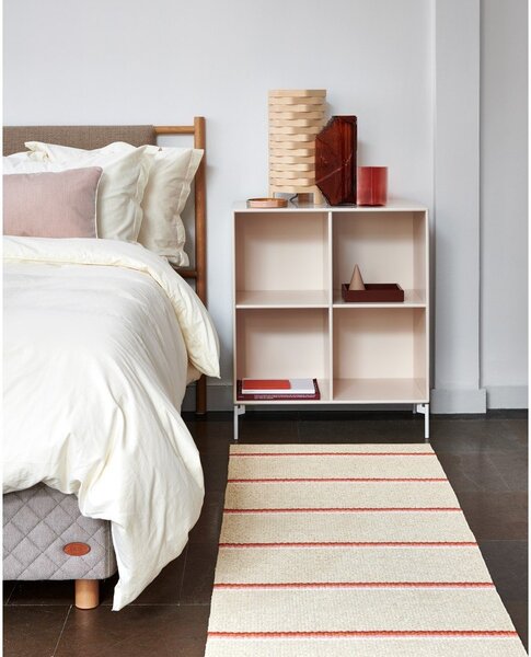 Covor tip traversă pentru interior și exterior cărămiziu/crem 70x180 cm Olle Brick Cream – Pappelina