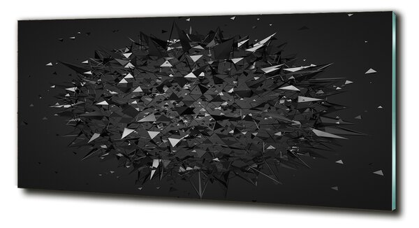 Tablou pe pe sticlă 3D Abstracție
