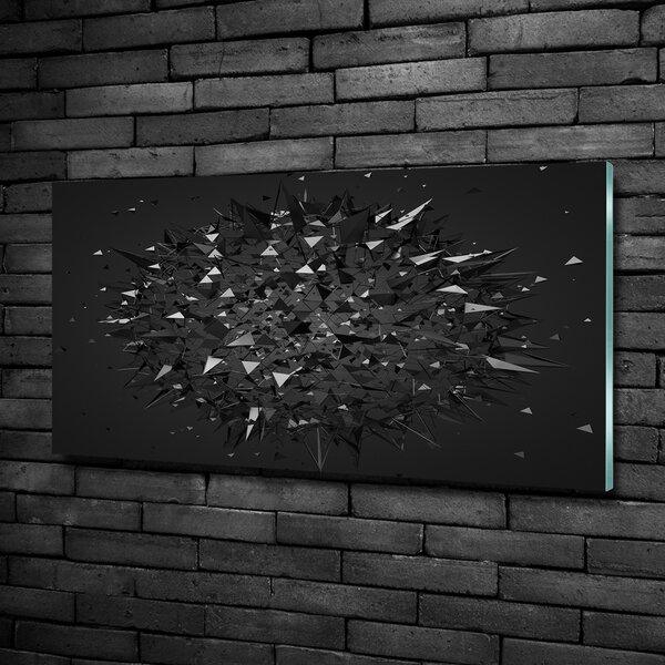 Tablou pe pe sticlă 3D Abstracție