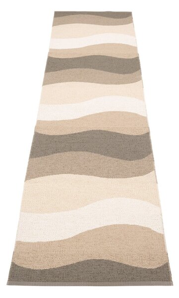 Covor tip traversă pentru interior și exterior maro/bej 70x300 cm Urvi Earth – Pappelina