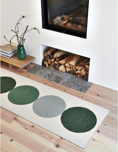 Covor pentru exterior și interior verde/crem 70x140 cm Otto Herb – Pappelina