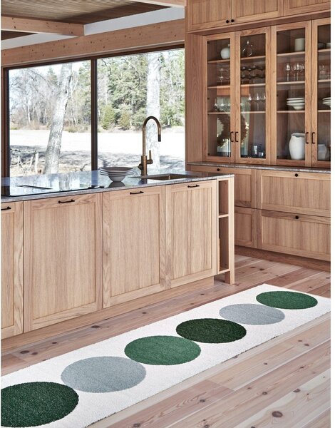 Covor pentru exterior și interior verde/crem 70x140 cm Otto Herb – Pappelina