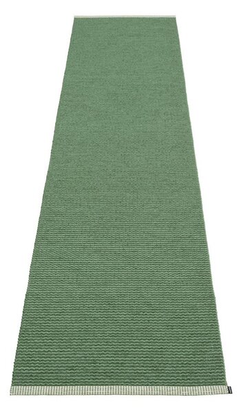 Covor tip traversă pentru interior și exterior verde 70x300 cm Mono Leaf Oregano – Pappelina