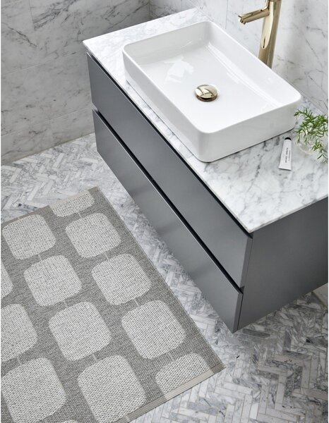 Covor pentru exterior și interior bej 70x100 cm Sten Warm Grey – Pappelina