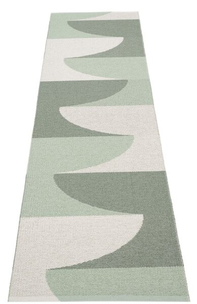 Covor tip traversă pentru interior și exterior verde 70x270 cm Hill Army Misty Mint – Pappelina